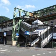 die im Jugendstil erhaltene Station Landgericht - zu Besuch bei der Wuppertaler Schwebebahn (03.09.2017)