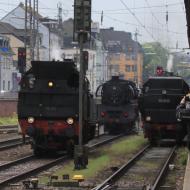 Rangierarbeiten im Trierer Hauptbahnhof mit 52 8195-1, 78 468 und 03 1010 (29.04.2018) - Dampfspektakel 2018
