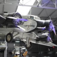 eine von zwei Ju 52 Maschinen, die in Speyer ausgestellt äh aushängt werden - mehr als 4800 Stück wurden einst ab 1932 gebaut (13.04.2019) 