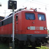 115 114-1 ist die Neuerwerbung des Jahres 2019 - die Lok hat noch Rest-Fristen - DB Museum Koblenz (22.4.2019)