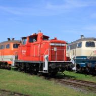 neben den E-Loksammlung entstand über die Jahre hinweg auch eine umfangreiche Dieselloksammlung - mit vielen V160 Varianten - DB Museum Koblenz (22.4.2019)