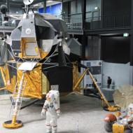 *the eagle has landed* #50yearsmoonlanding ** Eine orginalgetreue Nachbildung der Mondlandefähre ist Teil der Weltraum-Ausstellung im Technik Museum Speyer (13.04.2019).