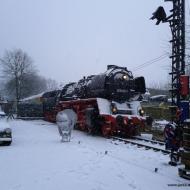 50 3559 - die letzte Plandampf-Lok in Deutschland vor dem Ville-Express (Februar 2013 #3)