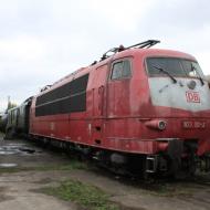 103 101-2 ...rollfÃ¤hig im Eisenbahnmuseum Darmstadt-Kranichstein abgestellt (April 2013)