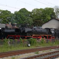 Blick auf dass Museum vom Nördlinger Bahnhof - 2. Nördlinger Eisenbahnfest (20. Mai 2023)