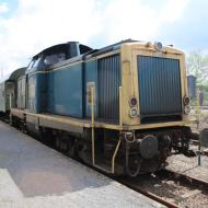 212 039-2 von Railflex pendelte regelmäßig zum Hauptbahnhof -  Museumstage im Eisenbahnmuseum Bochum mit Gastlok S 3/6 3673 (18 478) aus Nördlingen (20/21.4.2024)