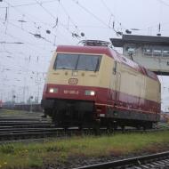 101 001-6 ist regelmäßig vermietet, für AKE werden regelmäßig TEE-artige Züge gezogen - DB Museum Koblenz - Sommerfest 2024 (1/2.6.2024)x