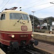103 113-7 vor TEE-Sonderzug - zurück in Köln (14.06.2015)