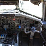 Cockpit der ausgestellten C-160 Transall