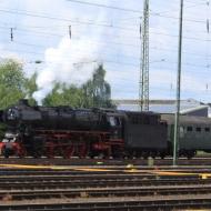 01 1066 der UEF mit einen Sonderzug von Münster nach Boppard - mit kurzem Stop beim Koblenzer DB Museum (18.06.2016)