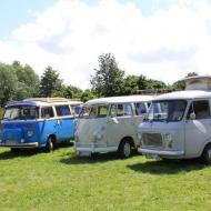 Campingbusse in verschiedensten Varianten - Oldtimer Picknick im JÃ¼licher BrÃ¼ckenkopf-Park (26.06.2016)