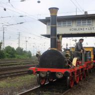 der Adler-Zug stand fÃ¼r kurze Fahrten zur VerfÃ¼gung - Sommerfest DB Museum Koblenz 2017