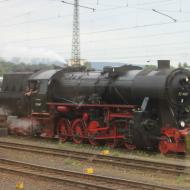 die Historische Eisenbahn Frankfurt besuchte das Museum mit einen Sonderzug - gezogen von 52 4867 - Sommerfest DB Museum Koblenz 2017