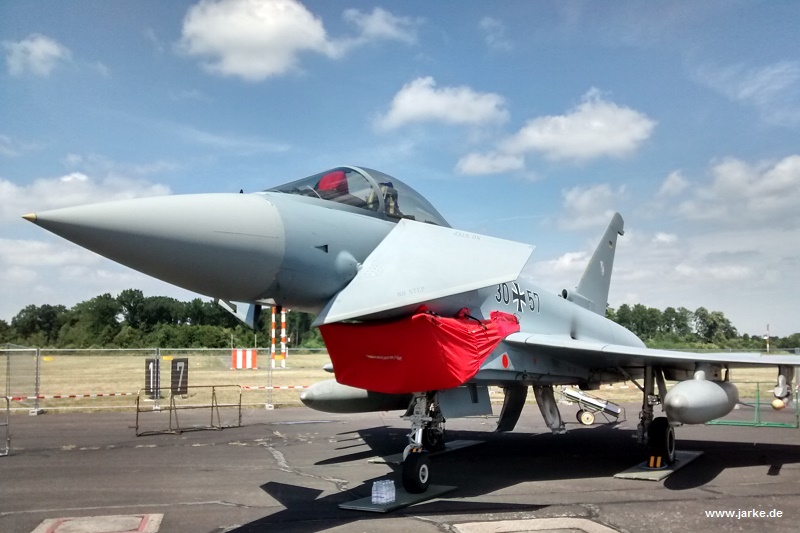 Eurofighter - ausgestellt in Nörvenich