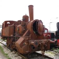 die 1902 bei Maffei erbaute Lok Virgilio ähnelt der bayrischen R3/3, von der ein Exemplar im Lokschuppen steht  - 2. Nördlinger Eisenbahnfest (20. Mai 2023)