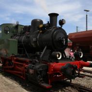 Lok Ries stand unter Dampf und konnte besichtigt werden - 2. Nördlinger Eisenbahnfest (20. Mai 2023)