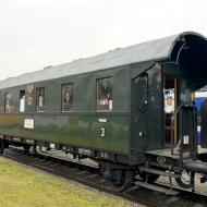 in letzten Wagen des Zugs war mein Sitzplatz, auf der Rückfahrt war es der erste Wagen hinter der Tender voraus fahrenden Lok - Adventsfahrten der Berliner Eisenbahnfreunde mit 03 2155-4 (29.11.2025)