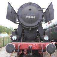 52 6666 vom DB Museum ist seit Jahren mit einem Steifrahmentender der Bauart K4 T30 verkuppelt - Sommerfest 2026 der Dampflokfreunde Berlin
