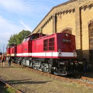 zwei DR V100 waren ausgestellt - 112 481-7 und 112 646-5 -Sommerfest 2026 der Dampflokfreunde Berlin