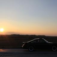 unterwegs im Porsche 911 Carrera 3.2 : Ende eines sehr sonnigen und warmen Herbsttages (03.10.2014) 