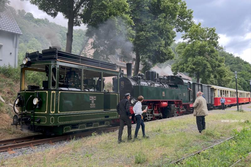 Gastlok Rur mit 11sm im Bahnhof Burgbrohl - 125 Jahre Brohltalbahn (4. - 7. Juni 2026 - Programm vom Donnerstag)